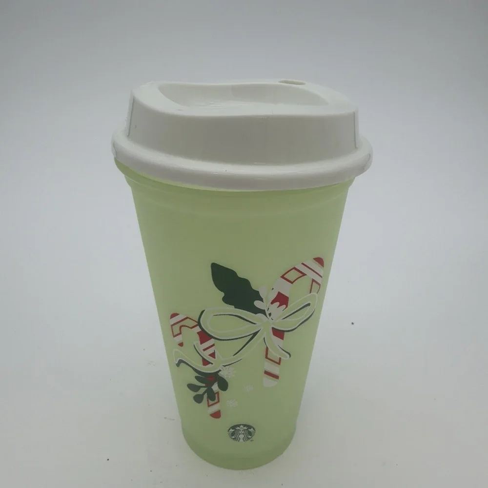 *2021* Starbucks Candy Cane Color Change Hot Cup‎ - Blue, Holiday, Christmas